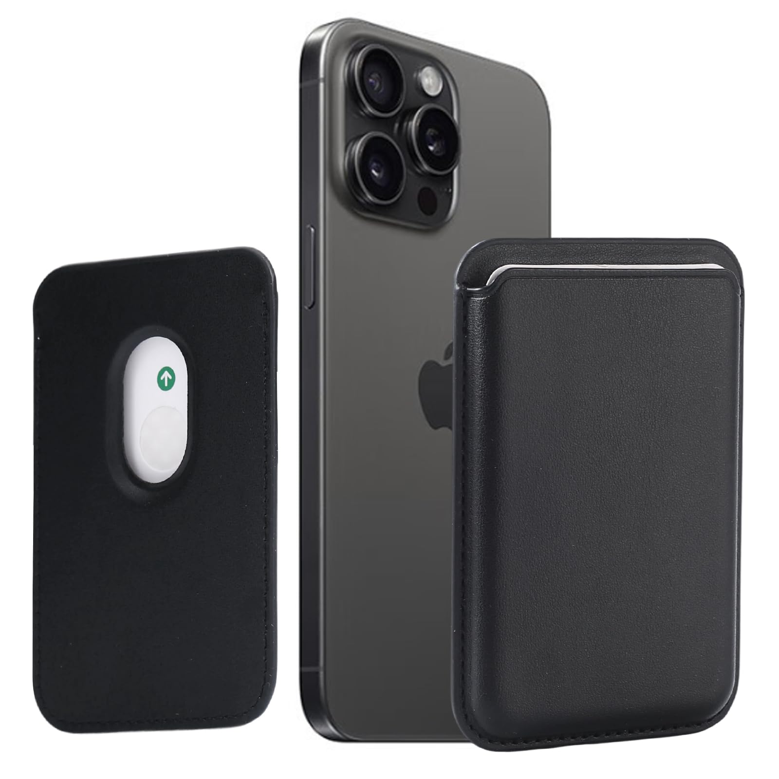 [JIAZAWA] 【2025新登場・重さ改良】 iPhone カードケース magsafe対応 背面ポケット カード収納 薄型 マグネット吸着 スリムデザイン カードホルダー 17/16/15/14/13/12 Pro Max Mini