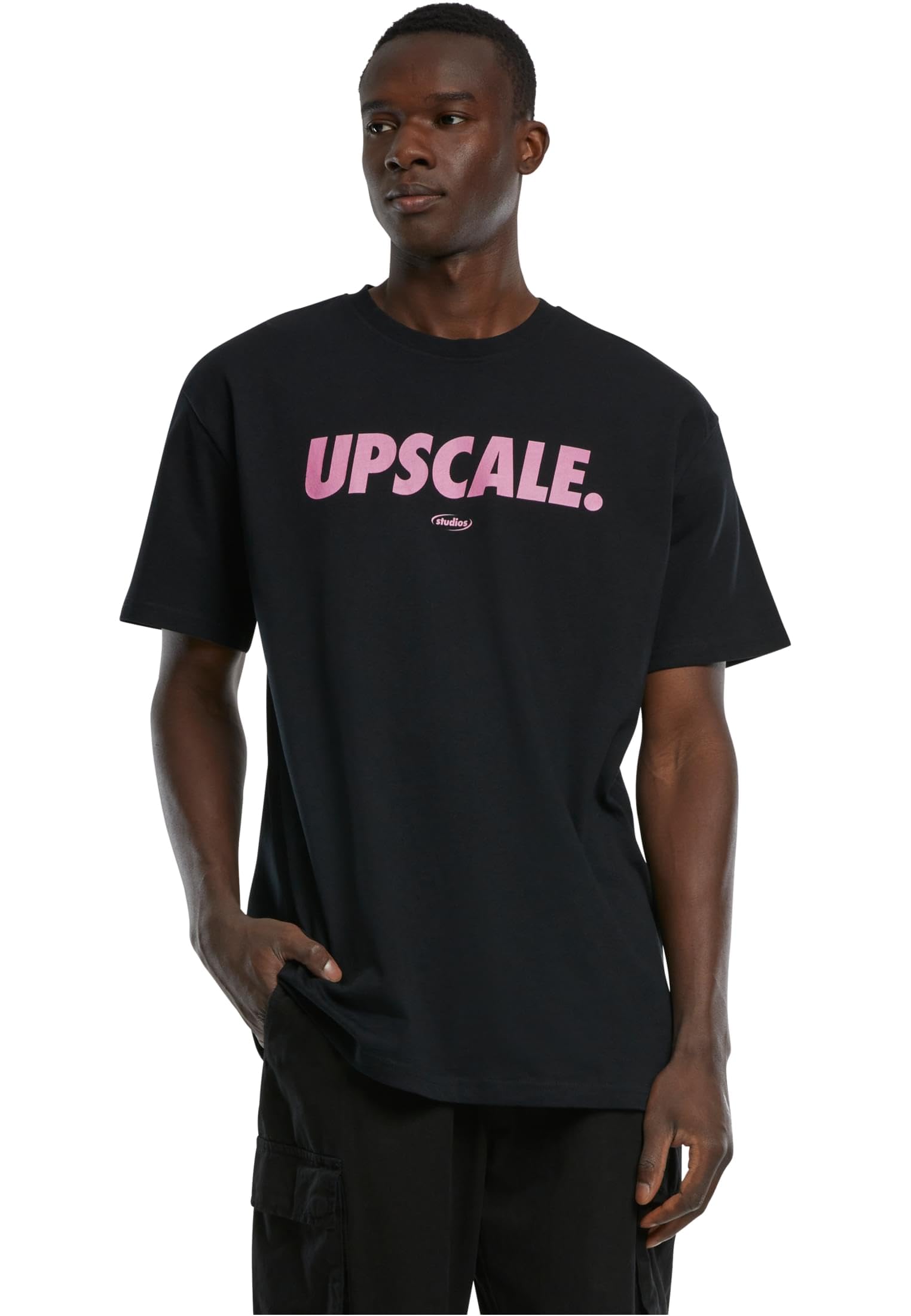 Mister Tee Upscale Sport Font Oversize Tee Black