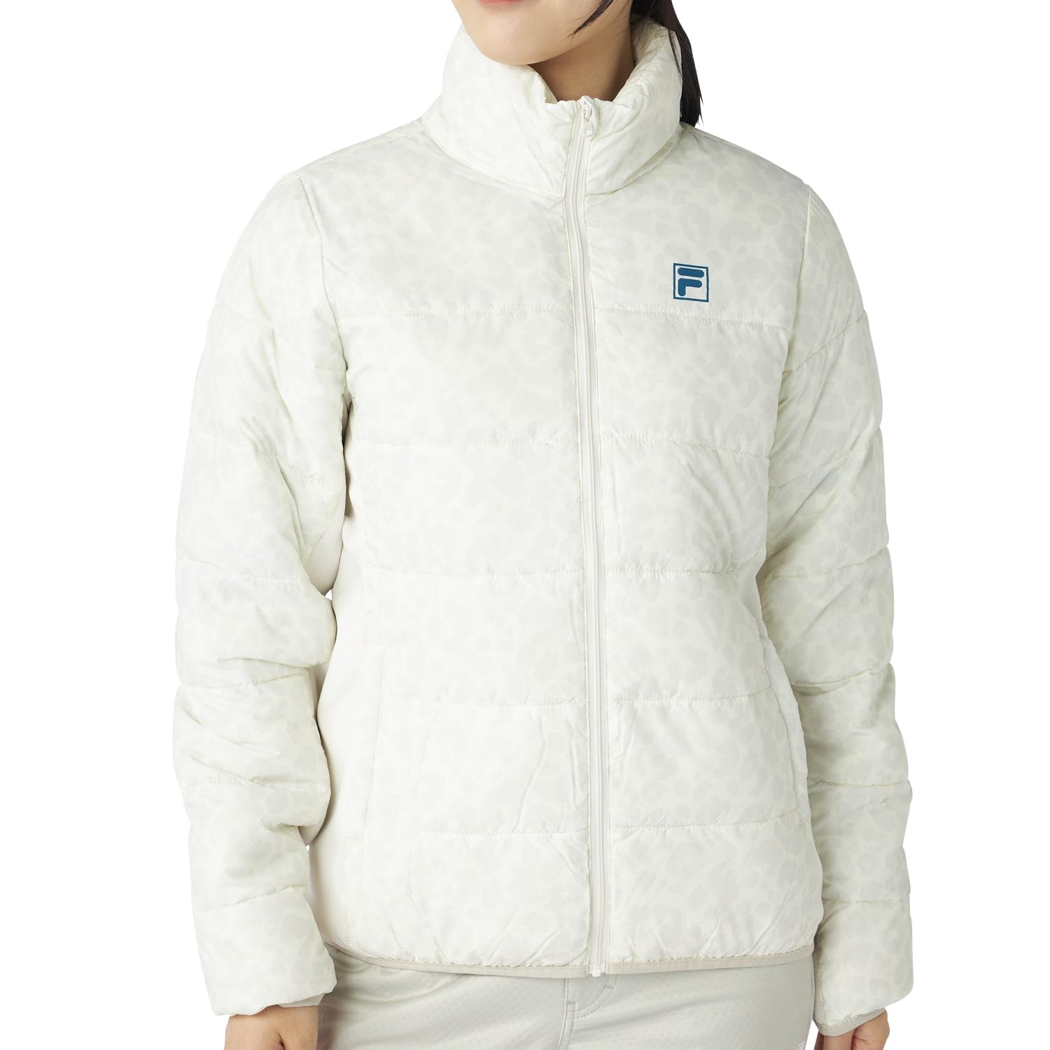 Amazon | FILA GOLF レオパード ライトダウンジャケット レディース
