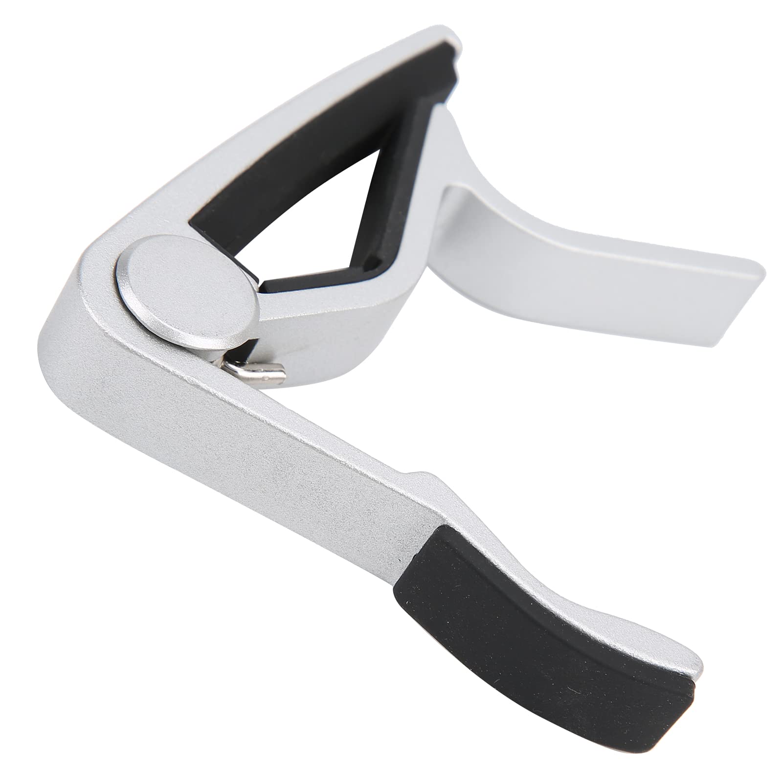 Capo Change Quick Aluminium for Acoustic Electric Guitar U Bass Violin BanjoSilver Guitar CapoMetal CapoAcoustic Capng From While Little (Silver)