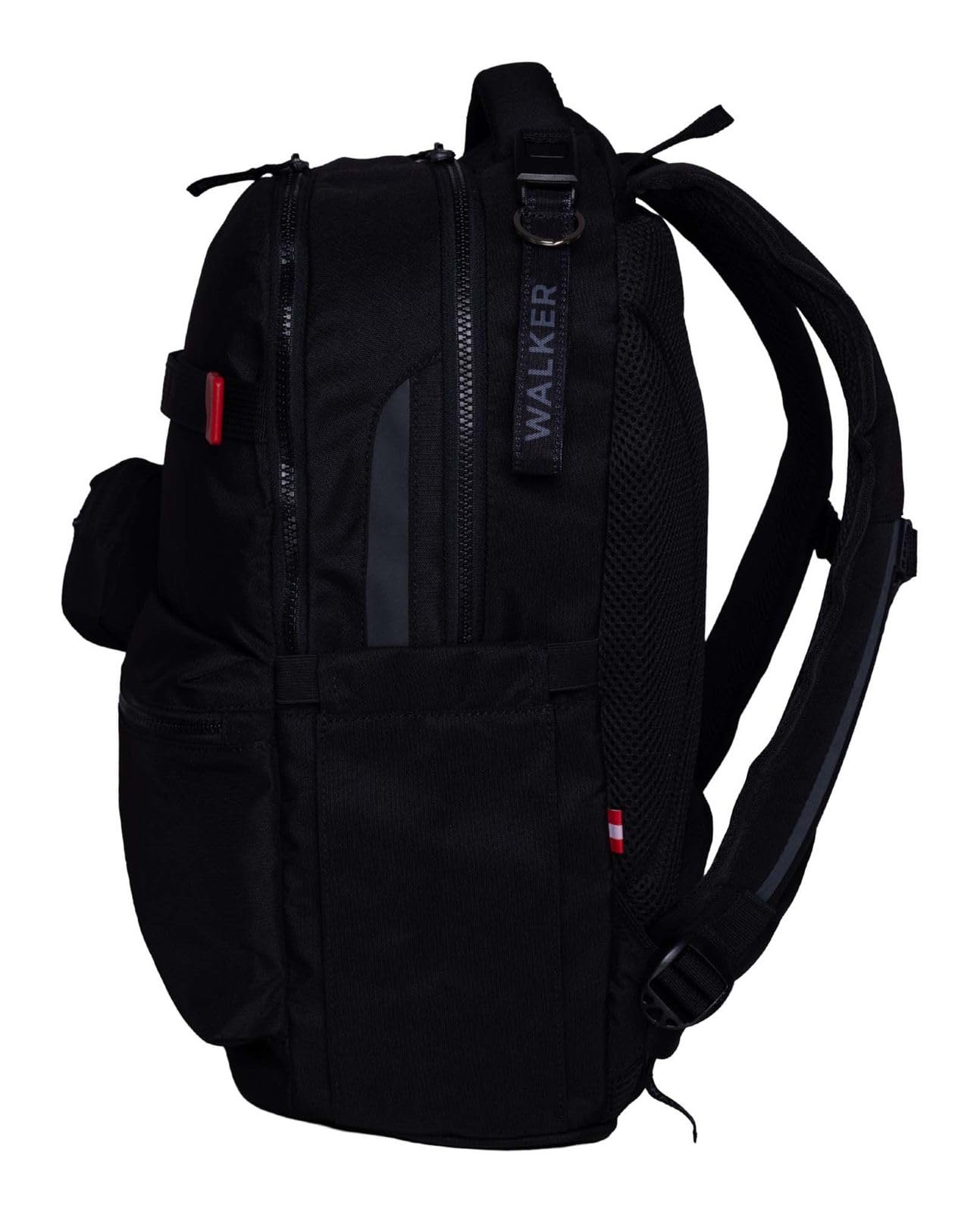 Walker mochila escolar con compartimento para portátil Rey Backpack 29L Black negro
