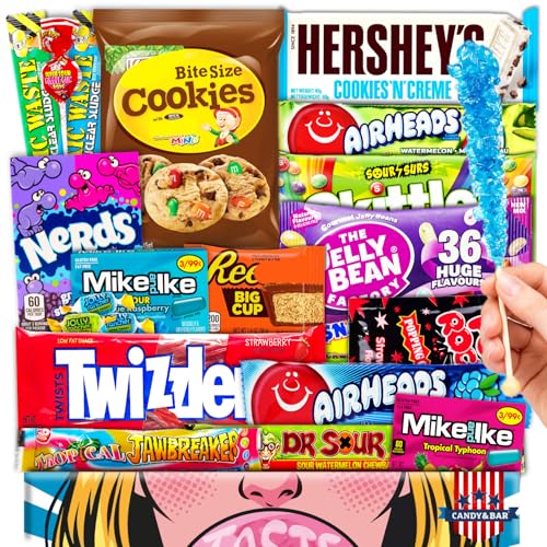JUMBO USA Original BOX | 21 pièces | American Candy | Importation des USA | Boîte à goûter |...