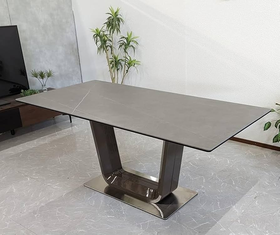 【KIRA】セラミック ダイニングテーブル (幅180cm)グレー KIRA】セラミック ダイニングテーブル (幅180cm)グレー KIRA