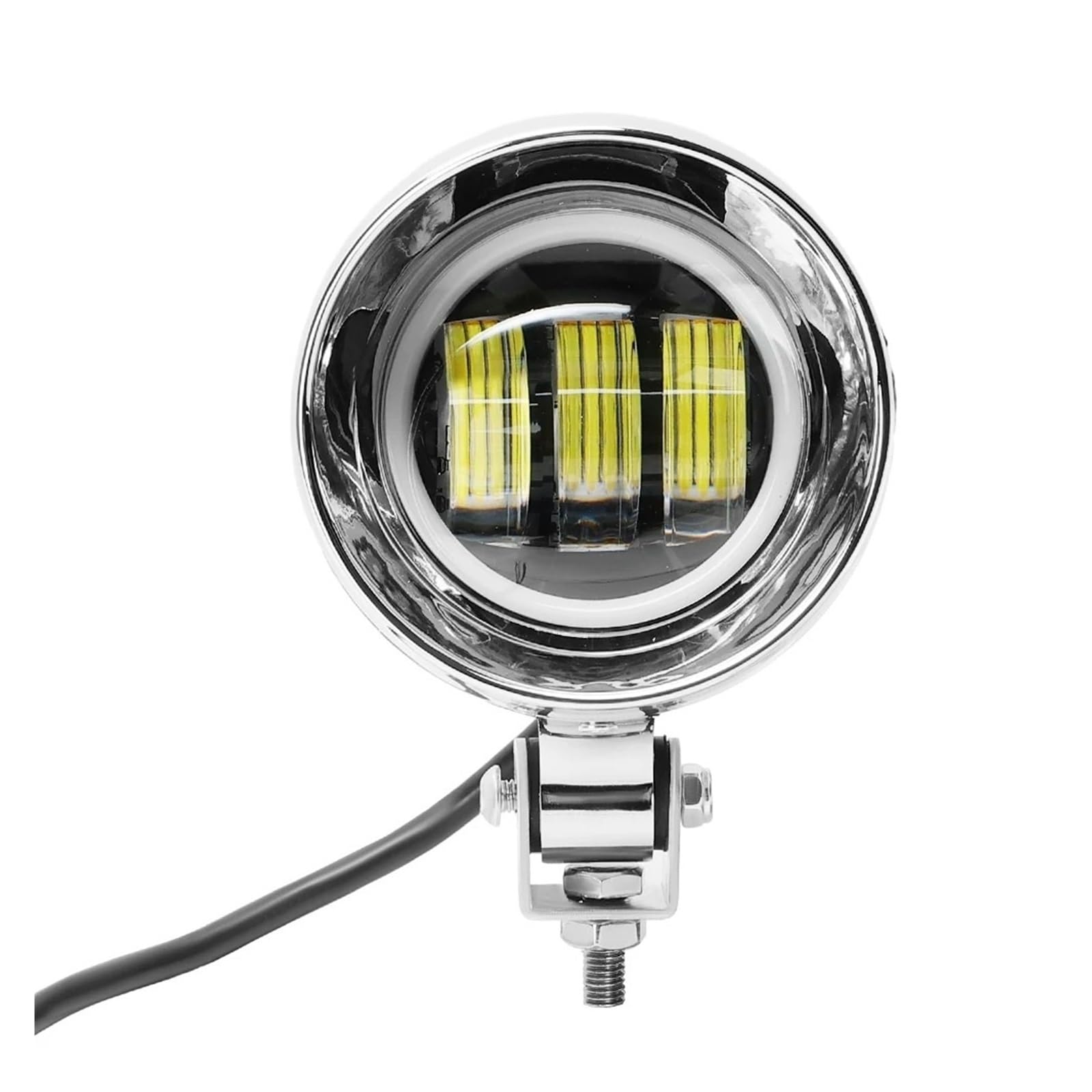 Fari Fendinebbia A LED Universali Per Moto Lampada Spot Anteriore Faro Per Scooter Per Incrociatori Per Bobber Per Choppers Per Softail Faro Del Motociclo