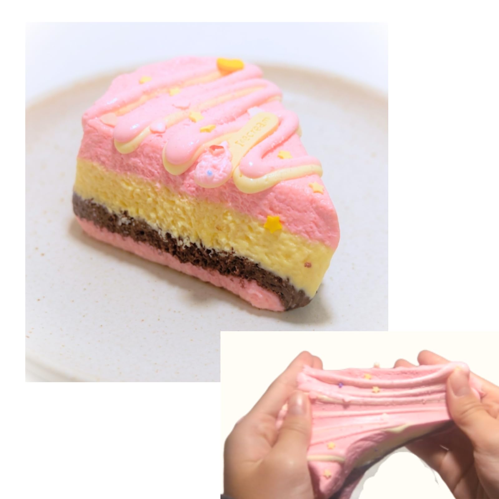 Amazon | スクイーズ 水感スクイーズ パン ケーキ バター 水系