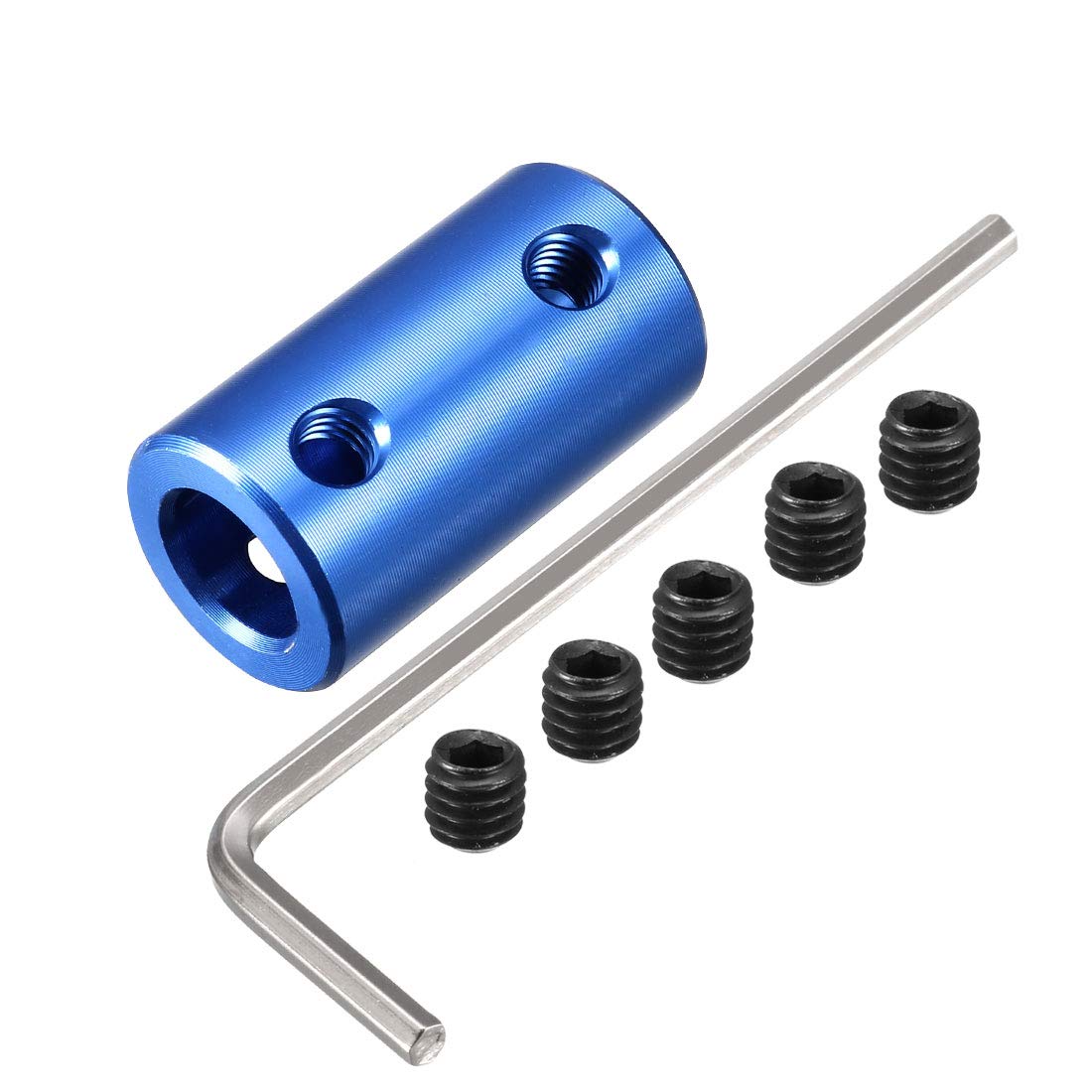 Coupleur Arbre Rigide 7-8mm Sourcing Map - Alliage Aluminium Pour Moteurs Et CNC