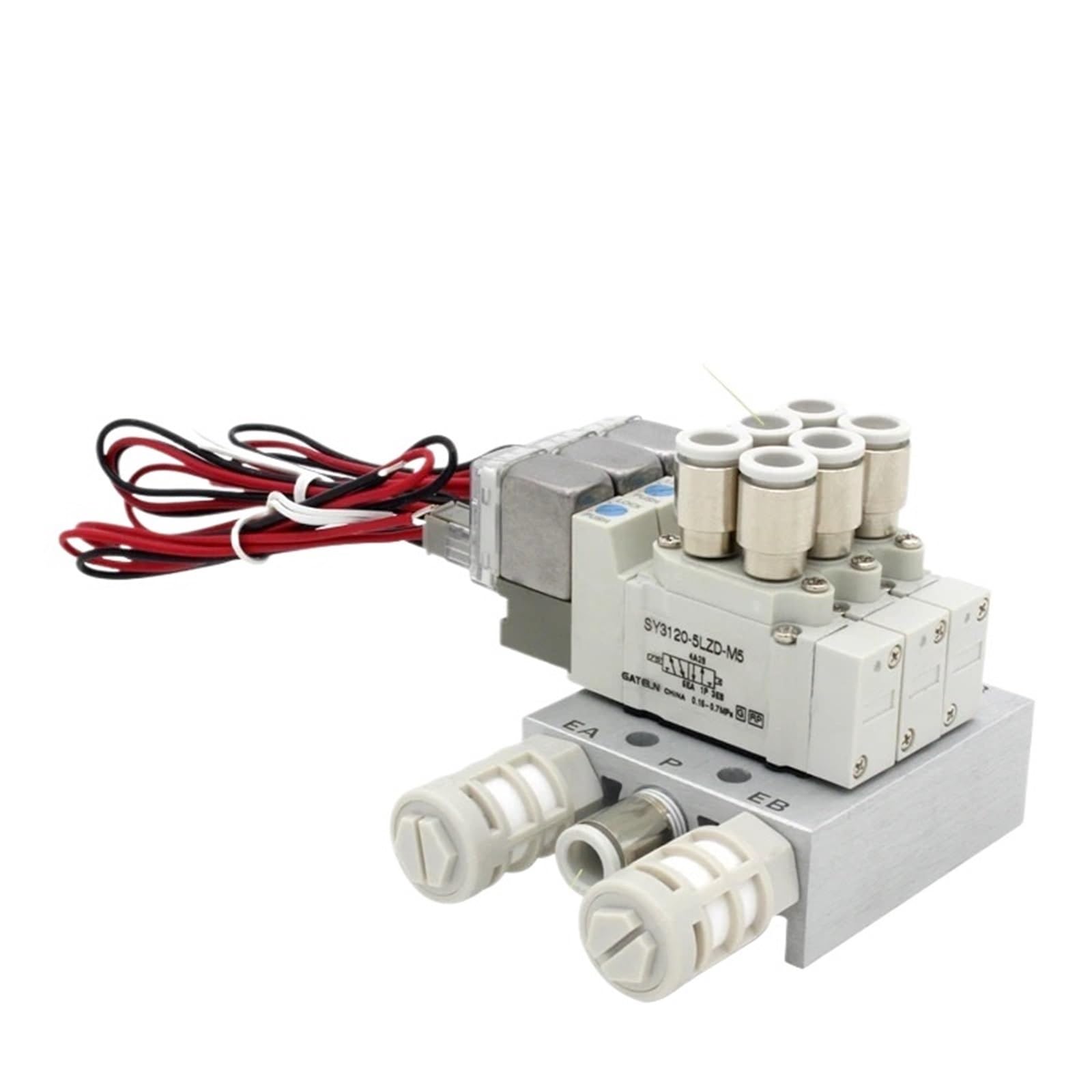 Électrovanne SY3120 distributeur pneumatique 5 stations SY3120-5LZD-M5 pilotage vérin