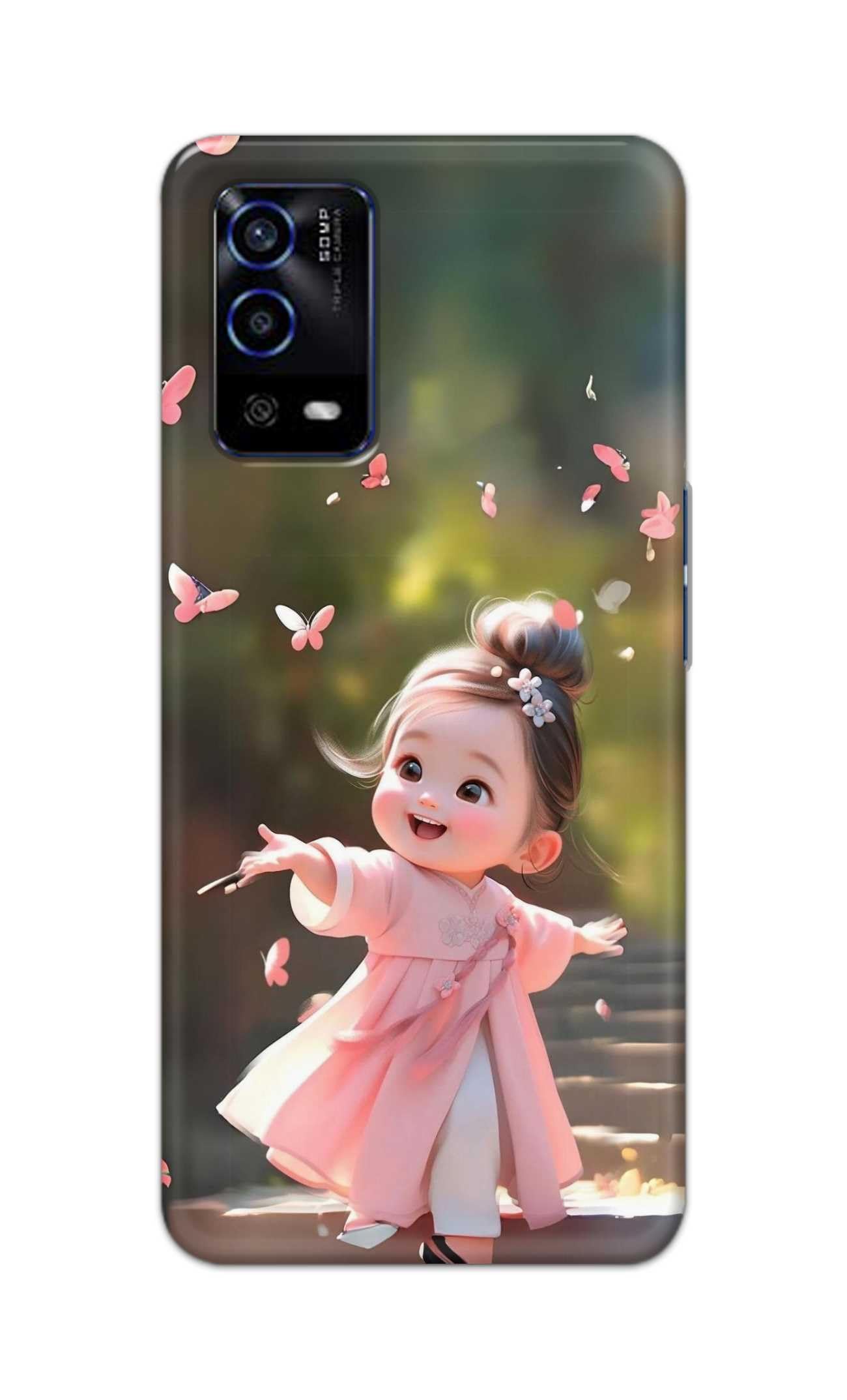 TweakyMod Designer Printed Hard Case | Pink Cute Kid Back Cover Compatible with Oppo A55 5G, Oppo A53S 5G (B0D2RBMXJN) Amazon Price History, Amazon Price Tracker