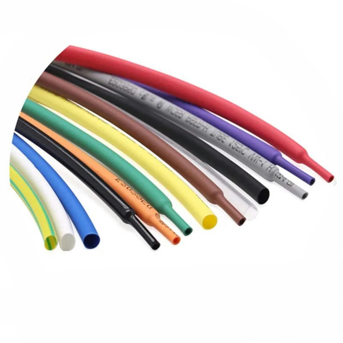 Diametro 5M 0,6 0,8 1 1,5 2 2,5 3 3,5 4 4,5 5 5,5 6 Mm Tubo Termoretraibile In Poliolefina Rapporto Di Restringimento 2:1 Guaina Per Cavo Isolata-Rosso-6mm - Foto 8