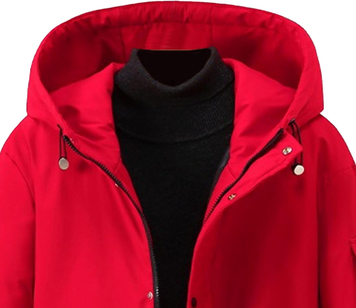Men's Warm Snowboarding Jacket Waterproof Hooded Ski Jackets for Hiking Windproof Mountain Raincoat Winter Coats