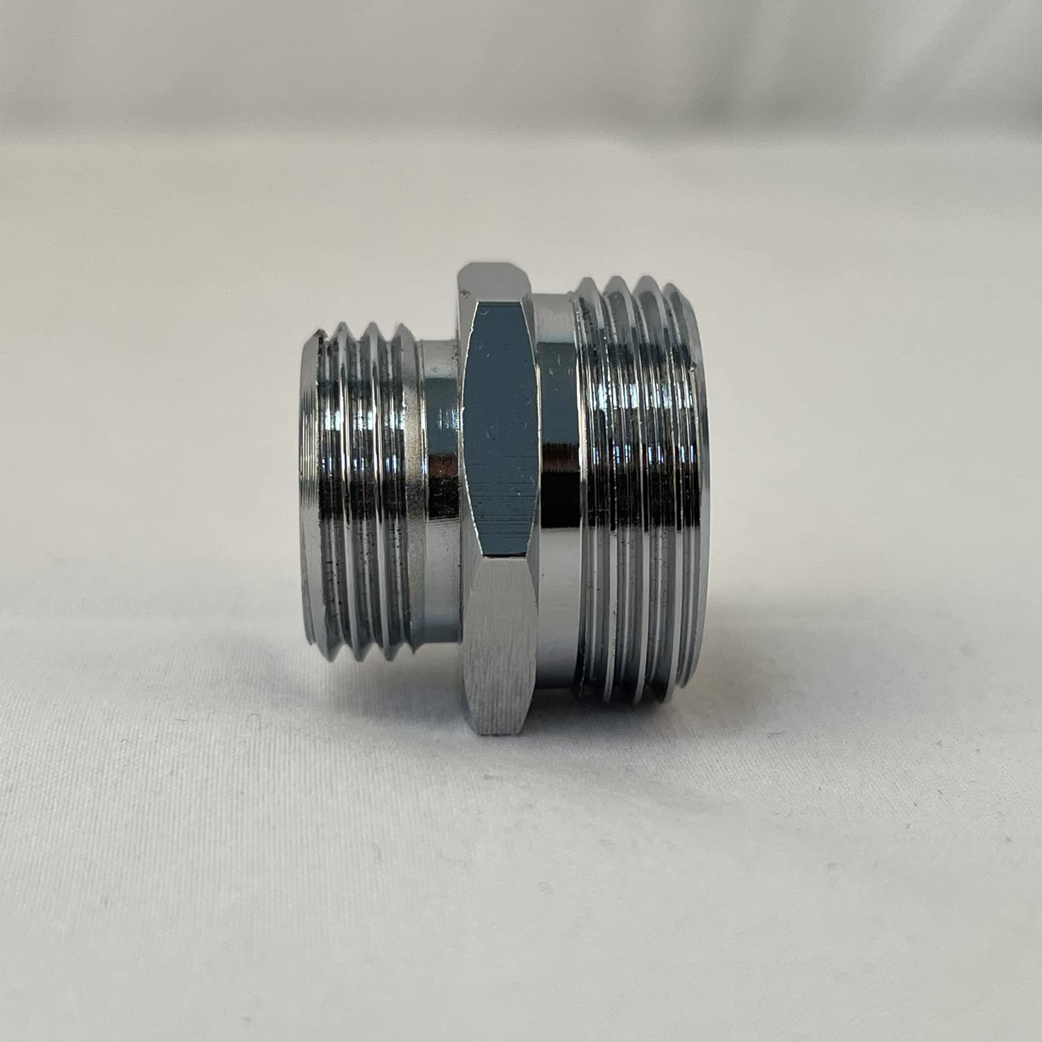 Boutt 2135484 Reducing Nipple Brass Male 20 x 27-15 x 21, Chrome