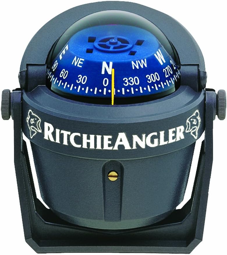 New Angler Compasses ritchie Navigation Ra-91 Bracket Gray Light Green
