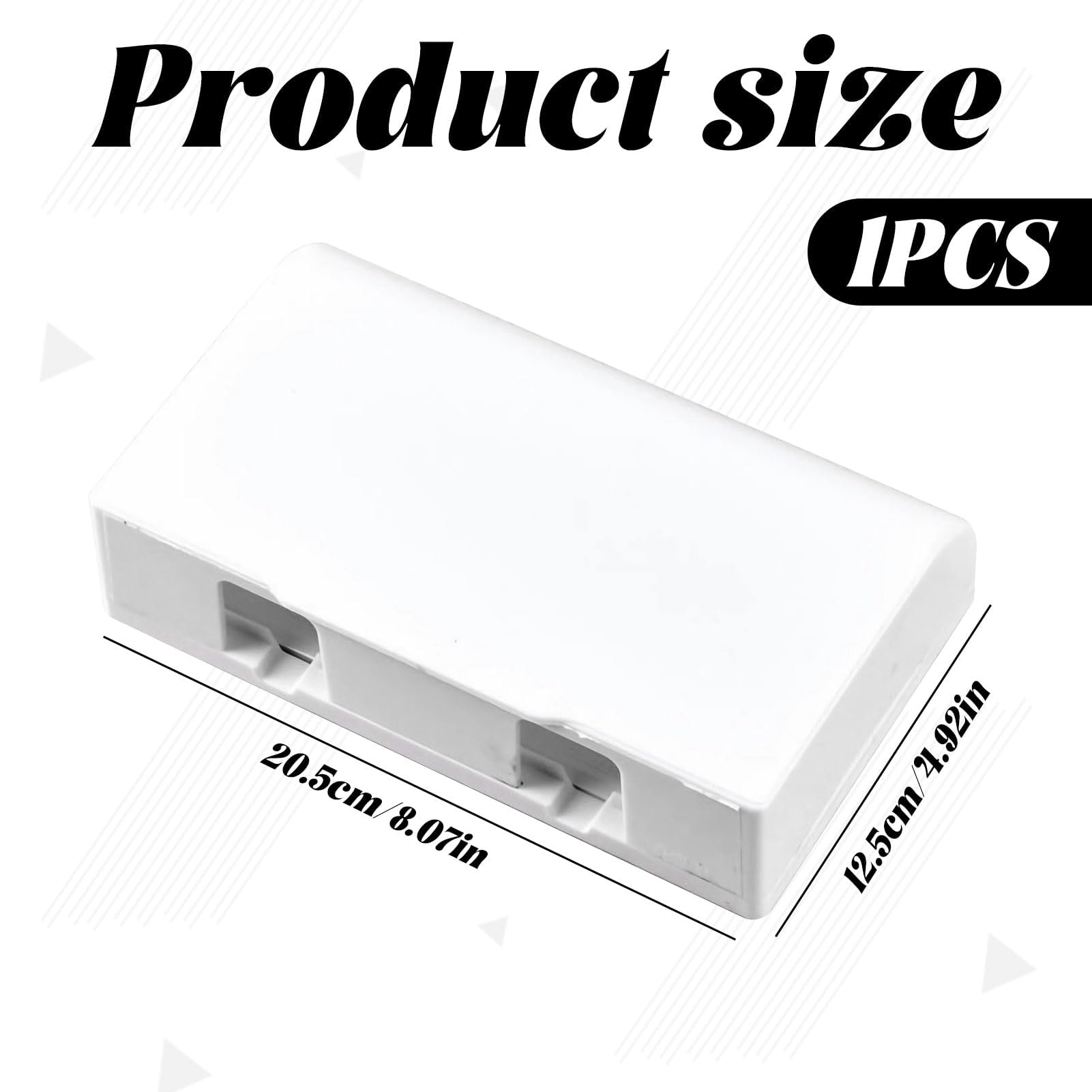 Plug Socket Covers UK,1 PCS Plug Socket Covers,Socket Covers Plug Covers for Sockets UK,Childproof Double Socket Cover,Universal Plug Socket Cover,Switch Protector Box for Home Baby Pet Safety - Image 2