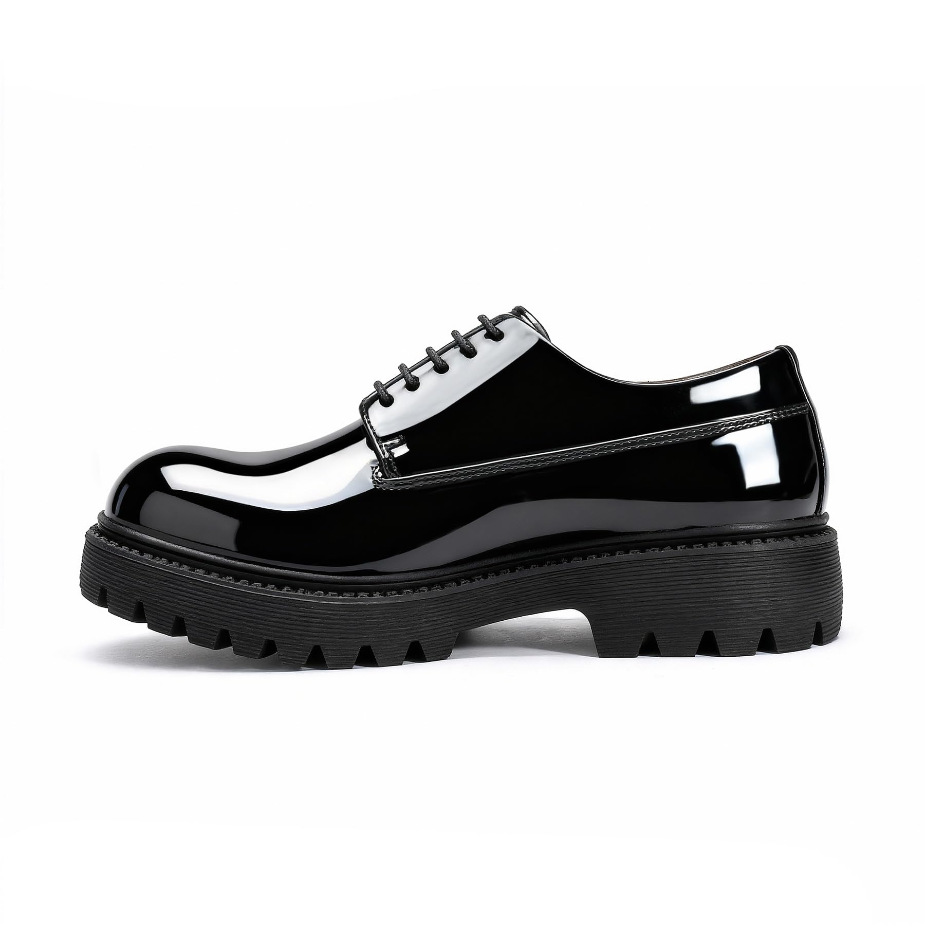Allthemen Herren Derby Schuhe Leder Schnürhalbschuhe Brogue Anzugschuhe | Business Hochzeit, Klassisch Formelle, Schnürschuhe, Oxford, Halbschuhe, Lederschuhe, Dress Shoes, Einfarbiger