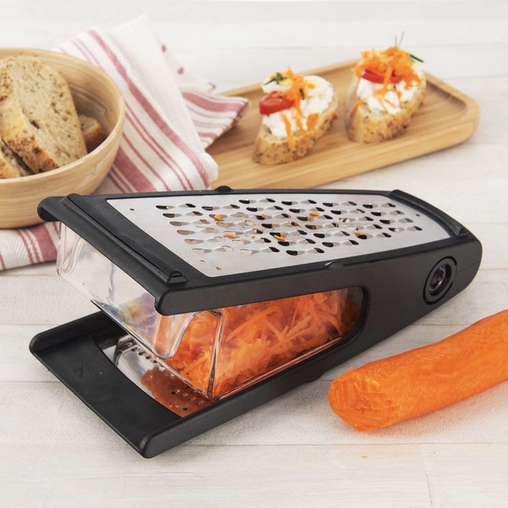orion group Grattugia da cucina con contenitore 4 cm