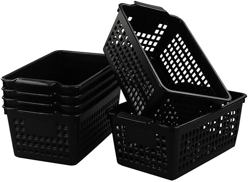 Miniatura 5 de Begale Cesta de almacenamiento de plástico/organizador de contenedores, juego de 6