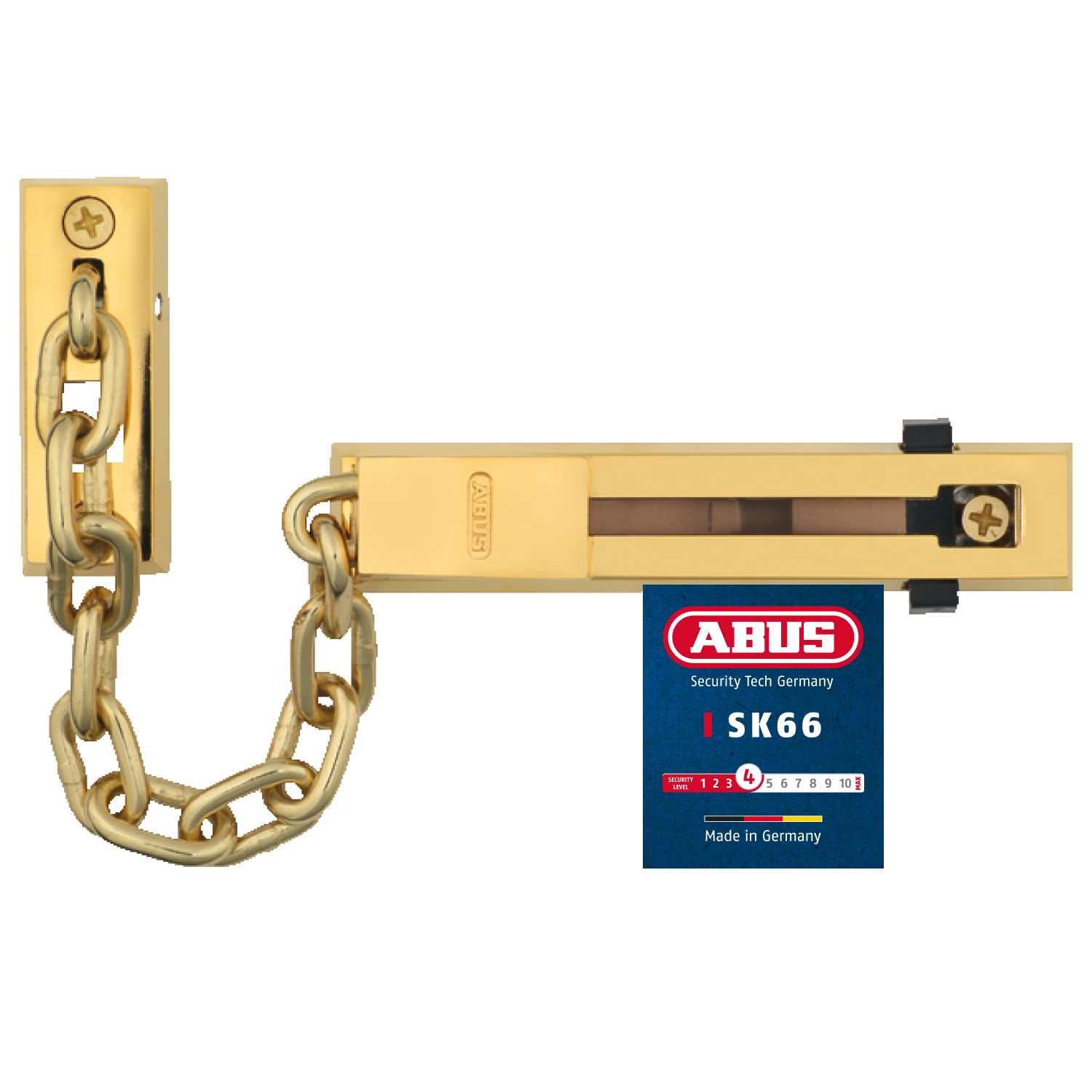 Chaîne De Porte ABUS SK69 - Sécurité Enfants, Laiton - Pour Portes Gauche/droite