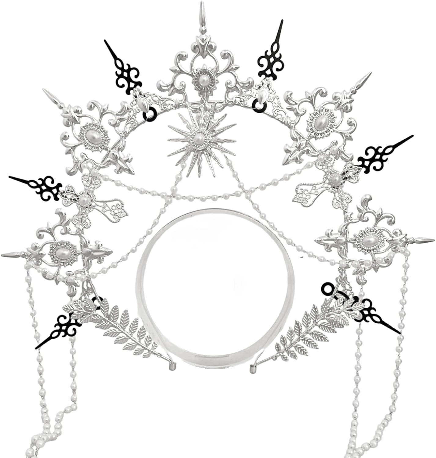 Delicate Halloween Hair Accessory Cosplay Headpiece Fashion Headband Suitable for Wedding Dancers and Photoshoots Halloween