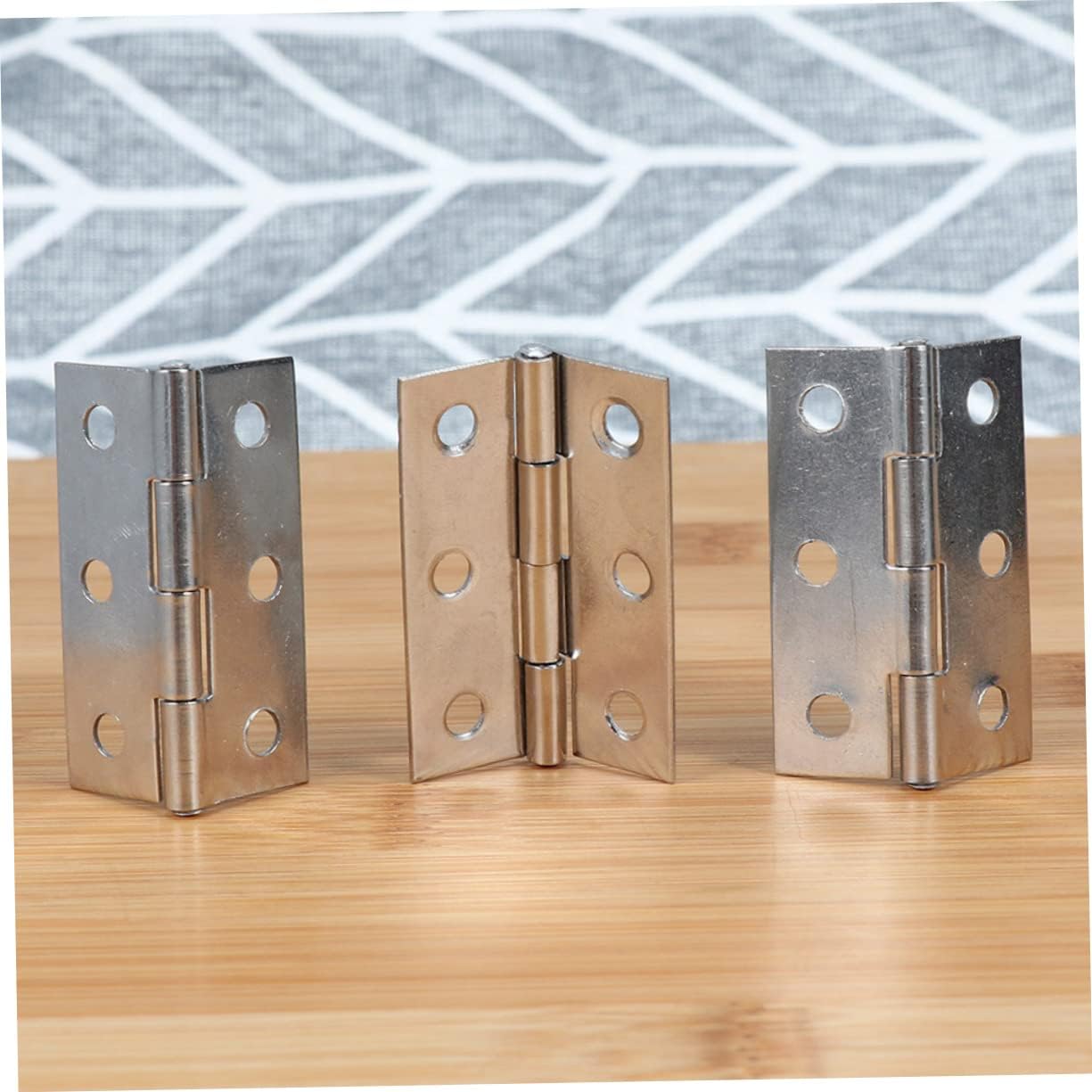 16Pcs Stainless Steel Drawer Butt Hinge, 3 Inch Door Hinge