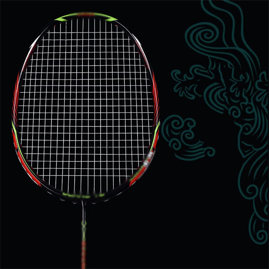 7U Badminton Racket Carbon Fiber -light 67g Broken Wind Frame Offensive and Defensive Adult Racket