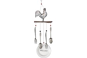 Mesmeric Farmhouse-Style Rooster Chimes