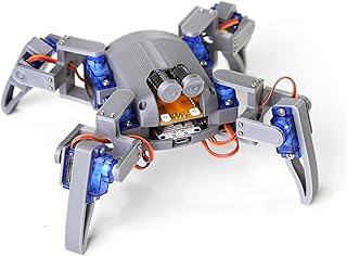 CHLOES Robot toy Quadruped Spider Robot Kit V2.0，3D Printed Bionic Robot DIY Programming Robot Open Source Hardware Smart programmable robot