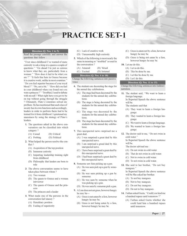Examcart All TGT Exams English (Angreji) Practice Book 2026 | Latest Exam Pattern Based 15 Practice Sets + 5 Previous Year Solved Papers 4