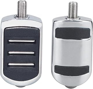 2 x Streamliner Heel/Toe Shifter Pegs for Harley Davidson All models Touring Road King Road Glide Street Glide Electra Glide and 2008-later Trike,FL Softail Iron 883 1200 XL1200 XL883,Chrome