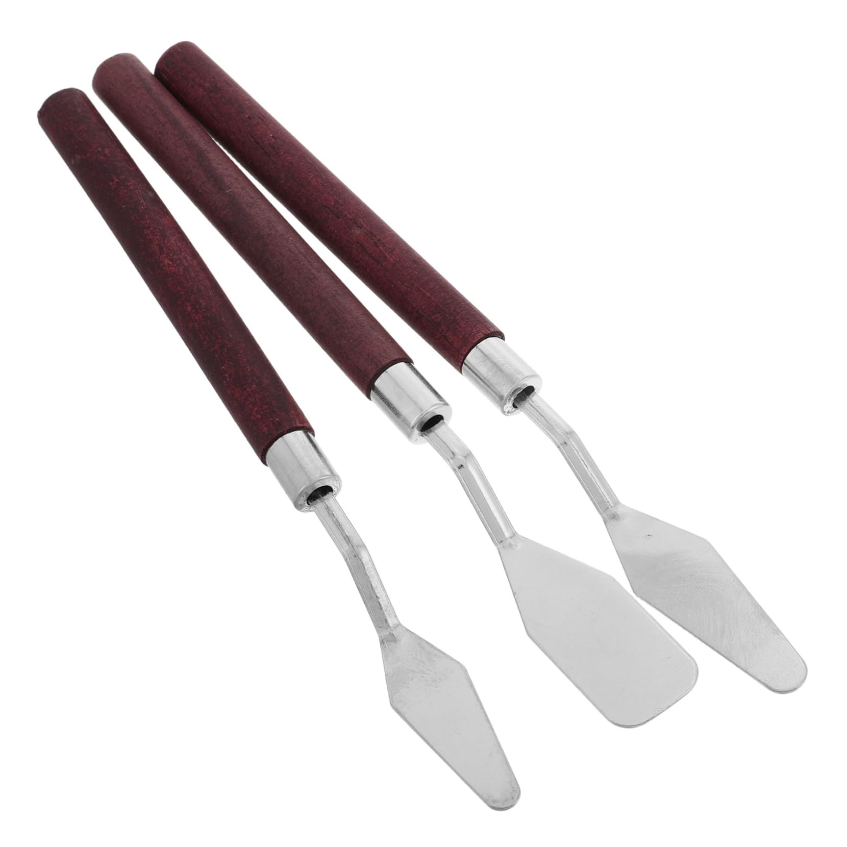 Veemoon Painting Knives Set Scrapper Palette Knife Mixing Tools for Acrylic Oil Paints Wood Handle