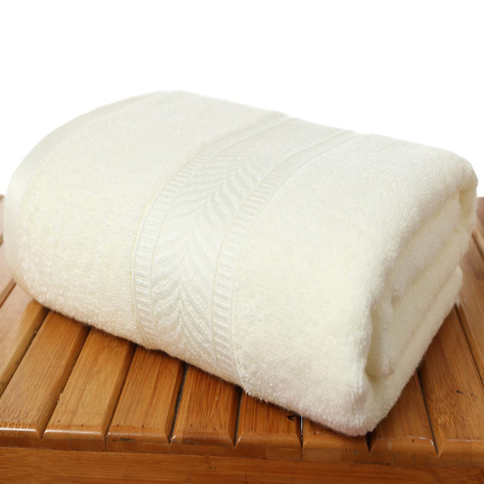 Juego de toallas de baño de fibra de bambú suaves de 70 * 140cm y toalla de cara para adultos