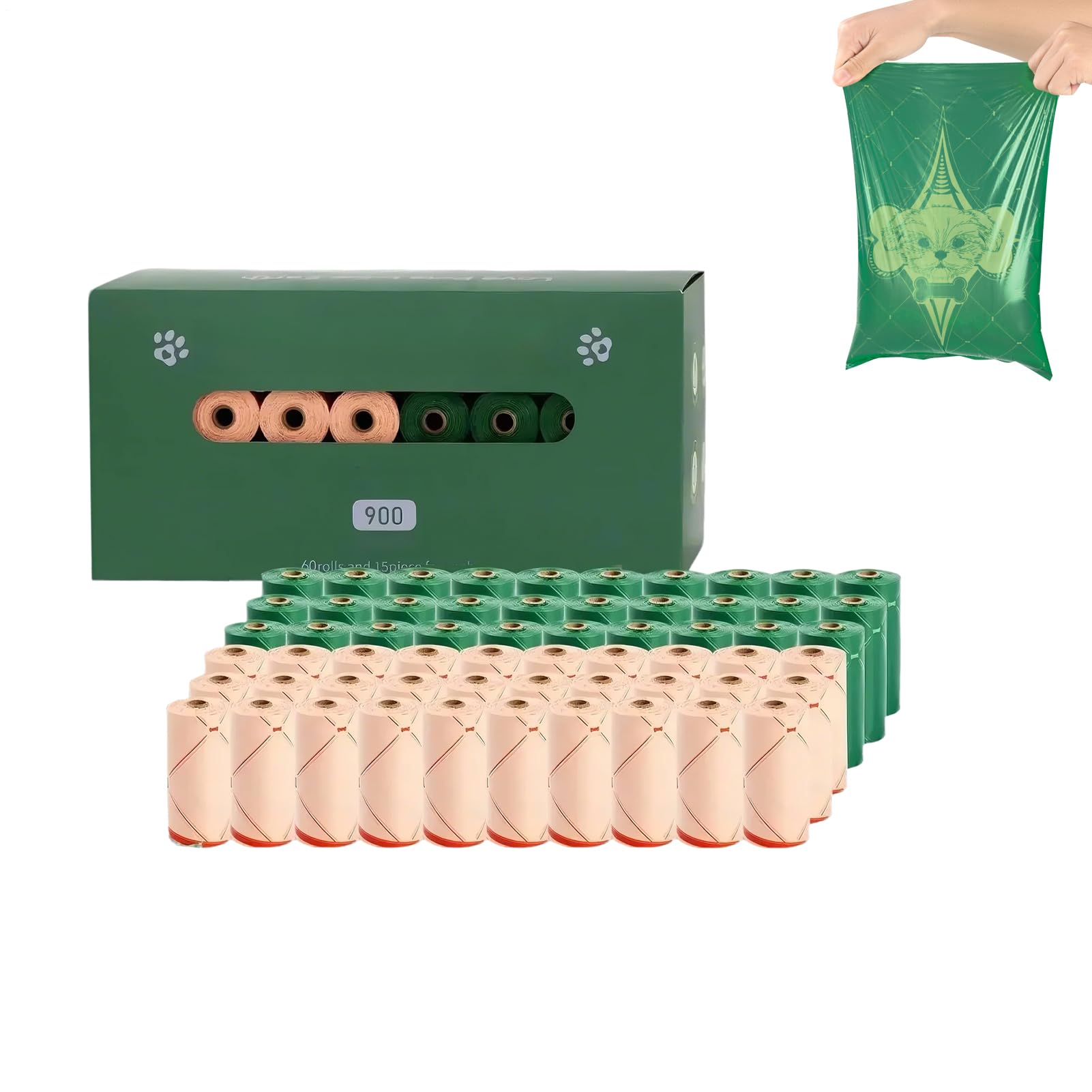 Sacs À Crottes Pour Chiens Distributeur, Support, Étanche, Sans Odeur,