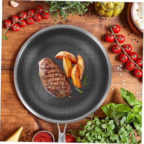 Wok de acero inoxidable con superficie antiadherente 2.58 lb miniatura 2
