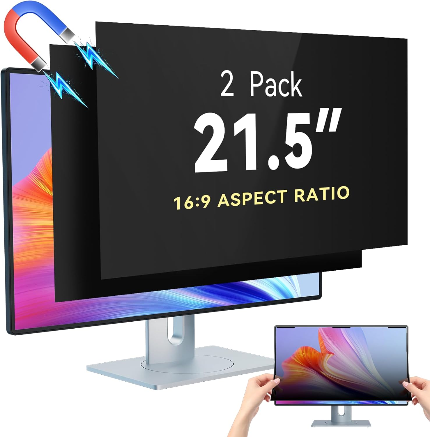 FX49 Magnetic Privacy Screen Anti Glare Filter