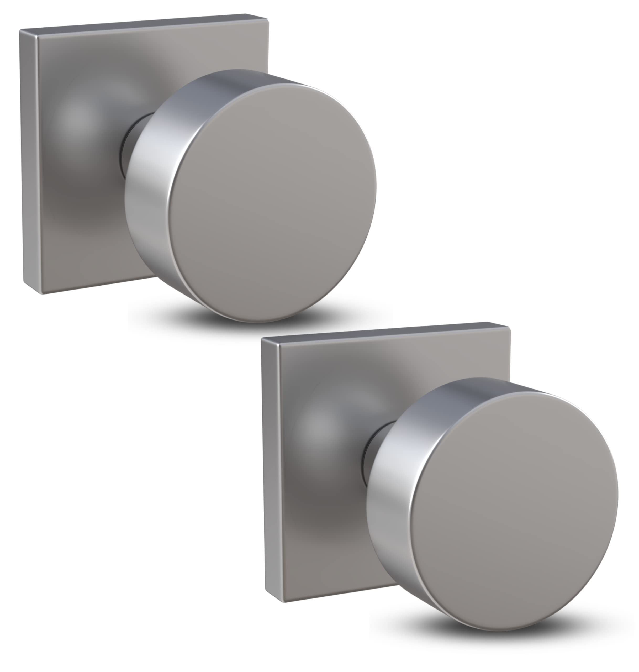 Gold Dummy Door Knobs - 2 Pack, Non-Turning -25