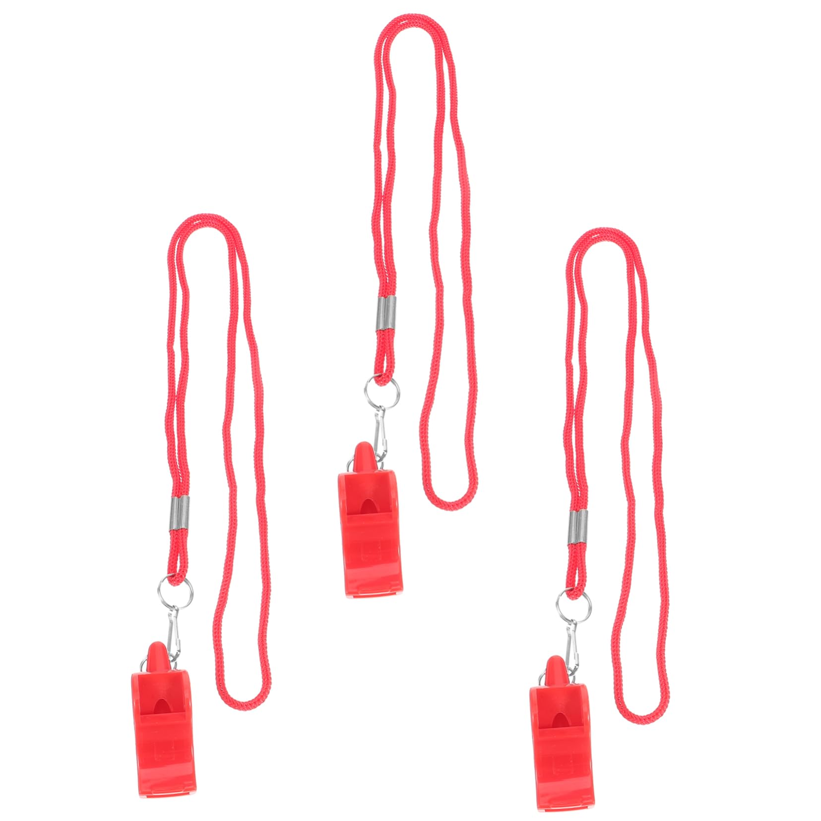 KICHOUSE 3Pcs Whistle Emergency Whistle for Outdoor Activities Keychain Pendant for Lifeguards Survival and Sports