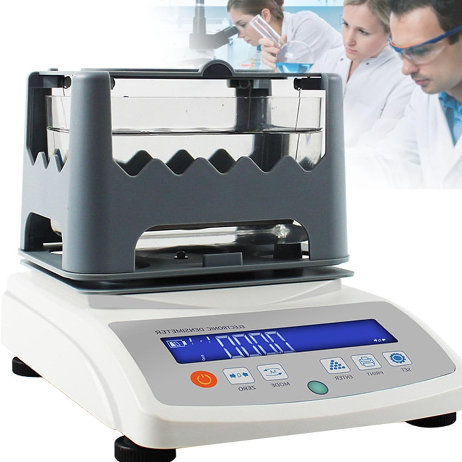 Gold Density Meter, Gold Purity Content Detector Gold K Value Tester Gold and Silver Density Meter, Jewelry Tools and Equipment Precious Metals Testing Machine Precious Metal Analyzer,600A