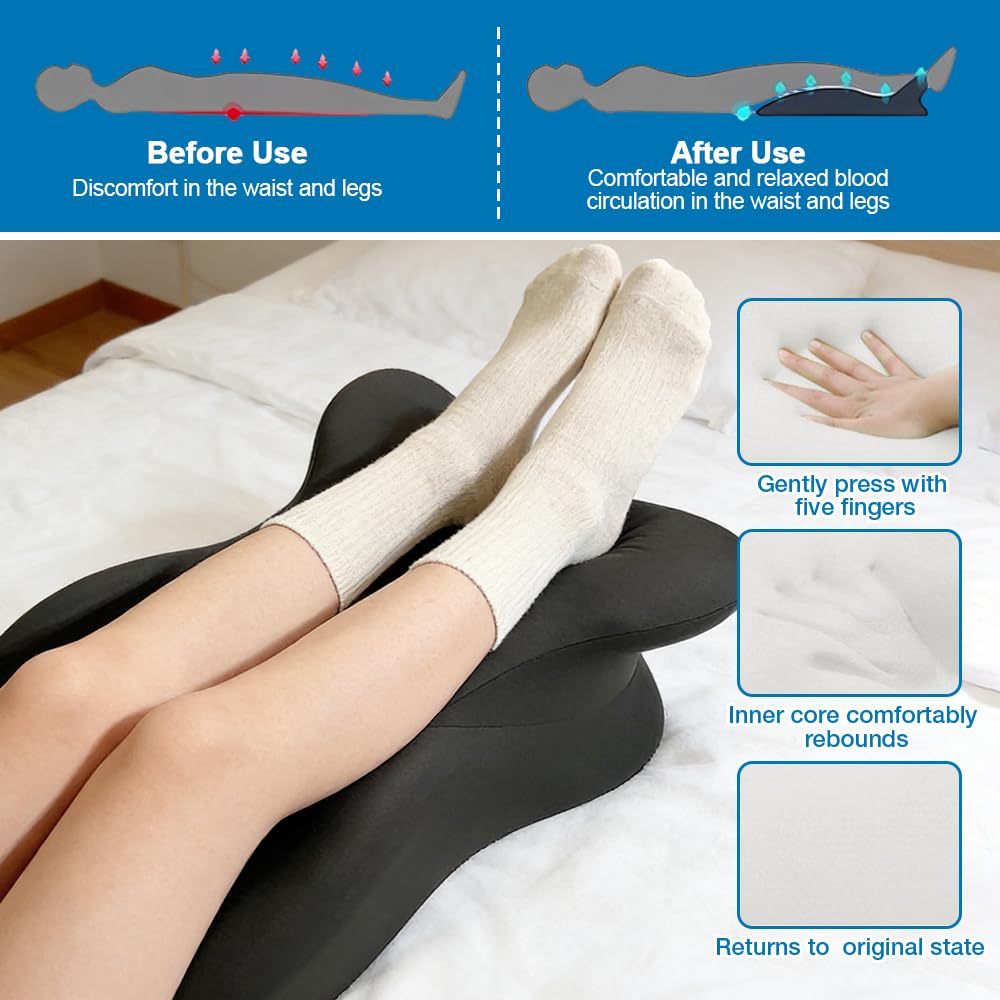 Sex Kissen Für Die Paare, Memory Foam Keilkissen (Schwarz)