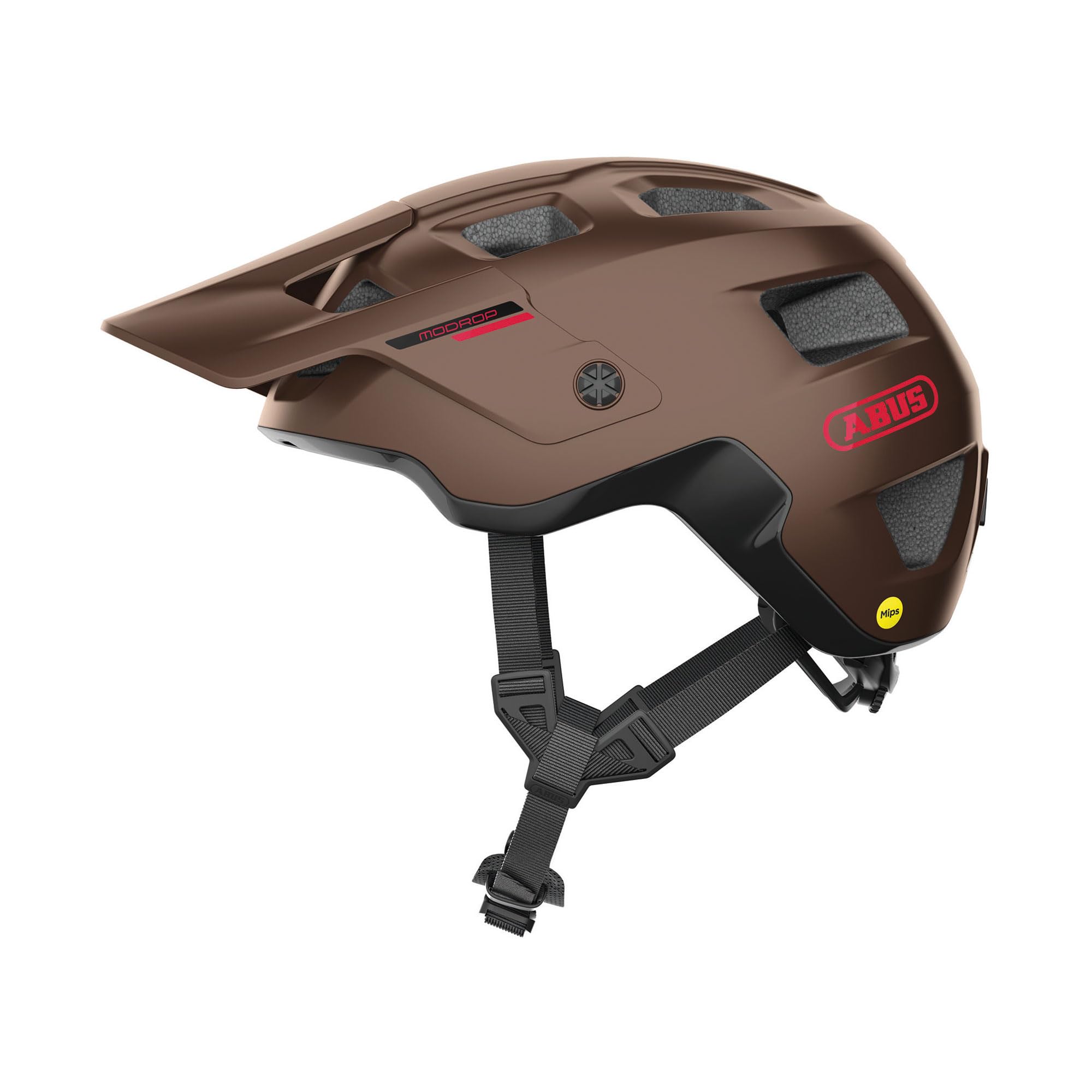 Casco MTB Abus MoDrop MIPS, casco da bicicletta robusto con buona ventilazione per mountain bike, vestibilità personalizzata, per donna e uomo
