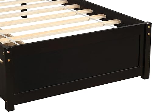 Miniatura 8 de Harper & Bright Designs Base de cama individual, cama individual con cajones, cama individual con plataforma para niños con almacenamiento, marco de