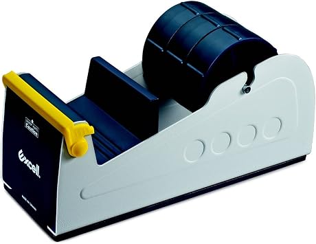 Excell ET-337 Multi-Roll Tape Dispenser; Sturdy Metal Base; for Tape Up to 3" Wide, 3" Core; Holds 1 Roll up to 3" Wide; 2 or 3 Rolls, Each up to 1" Wide
