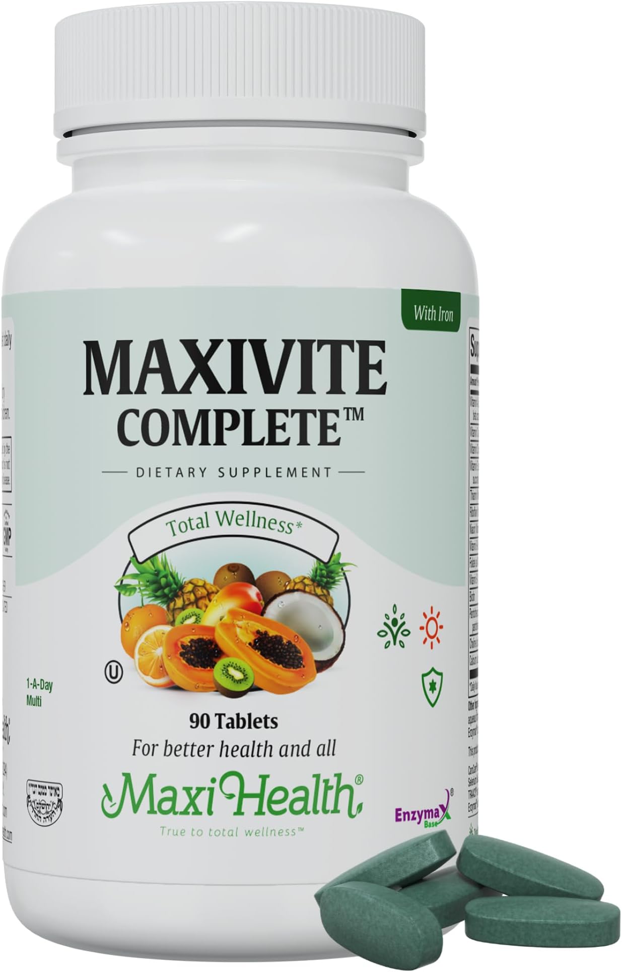 Research Maxivite Complete One a Day Multi Vitamin-Mineral with Iron