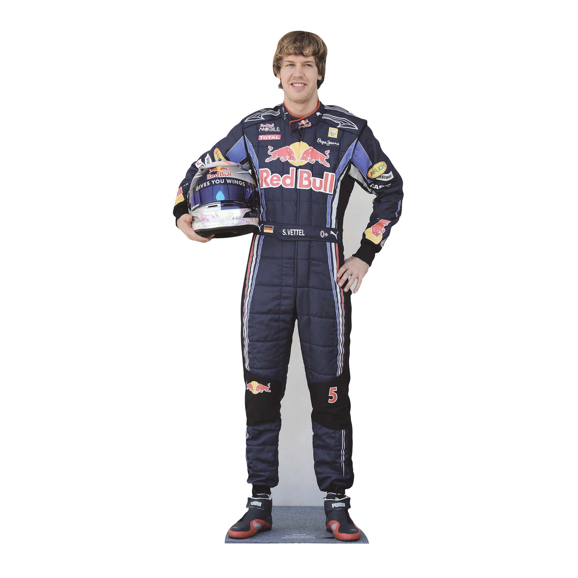 Star Cutouts Cut Out of Sebastian Vettel