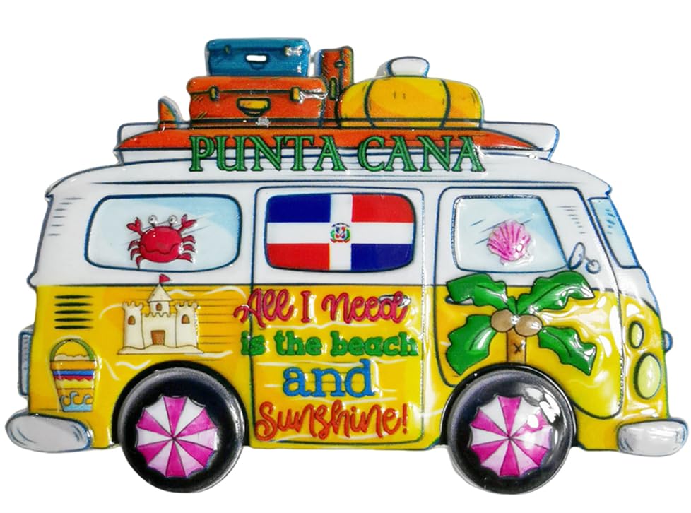 Imán decorativo Punta Cana para refrigerador miniatura 1