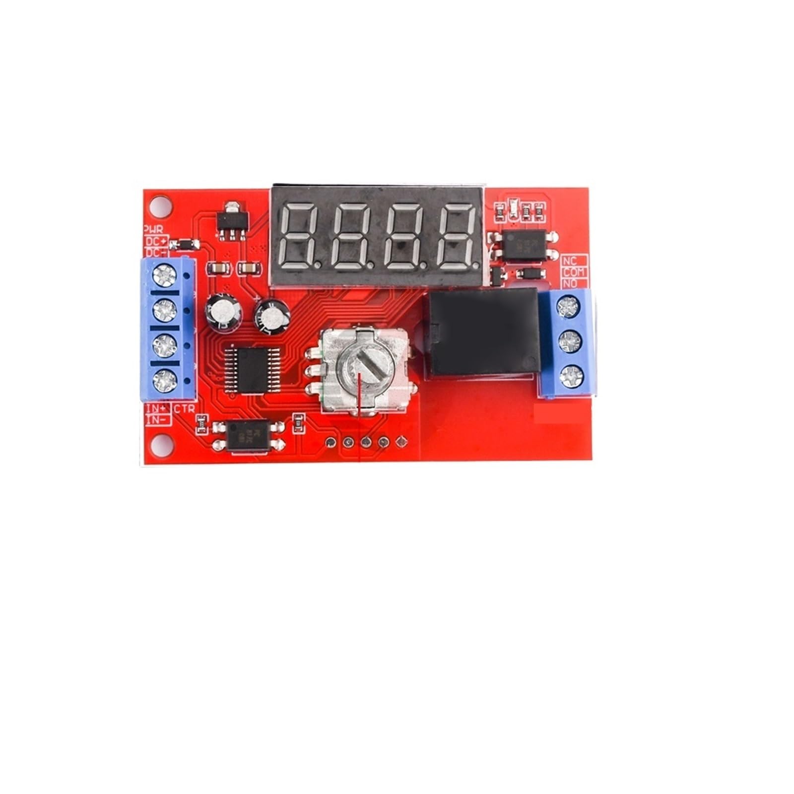 Relé de retardo de tiempo ajustable 24V para evitar picos de corriente en motores 3