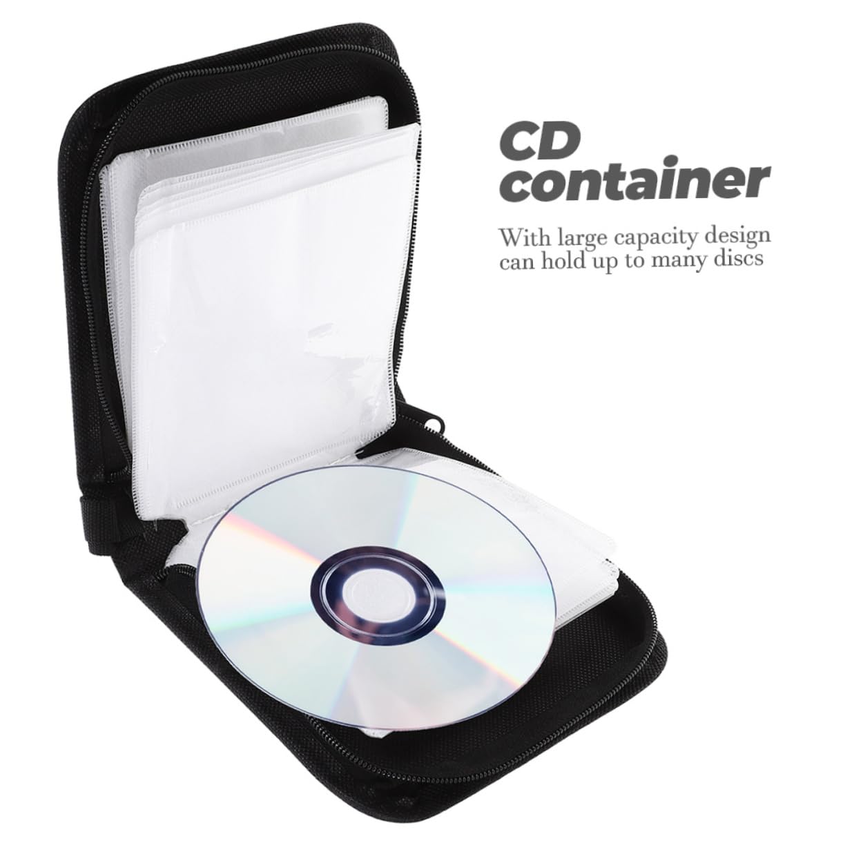 Cabilock 8 Piezas Paquete De Mini Cd Mini Carpeta Cajas De Almacenamiento De Cd Bolsa De Cd De Coche Organizador De Dvd Carpeta De Dvd Páginas Portátil Viajar Caja De Soporte