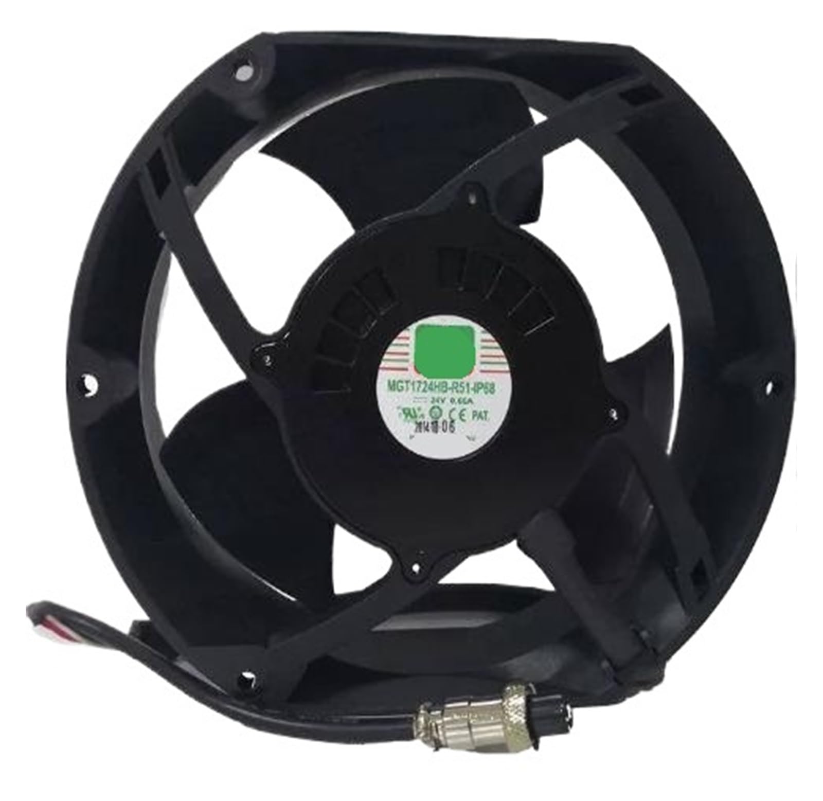 EGTDSFGJA MGT1724HB-R51 17 cm 24V IP68 Waterproof Inverter Cooling Fan(2line)