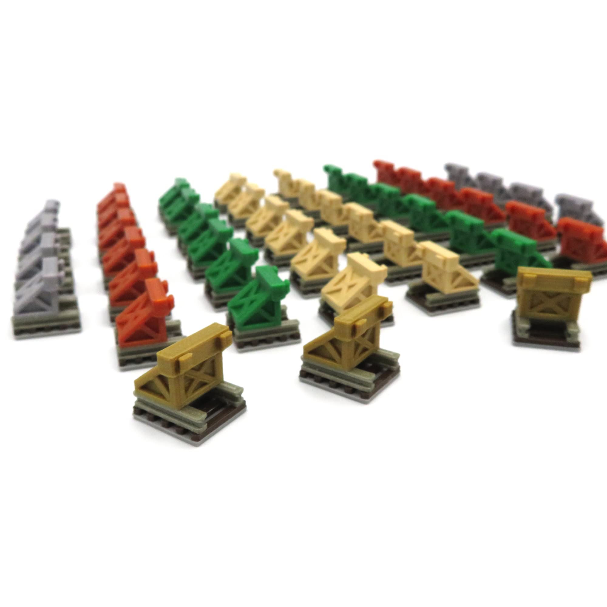 Ultimate Railroads Upgrade Pack - 48 Pieces, Red - Image 3