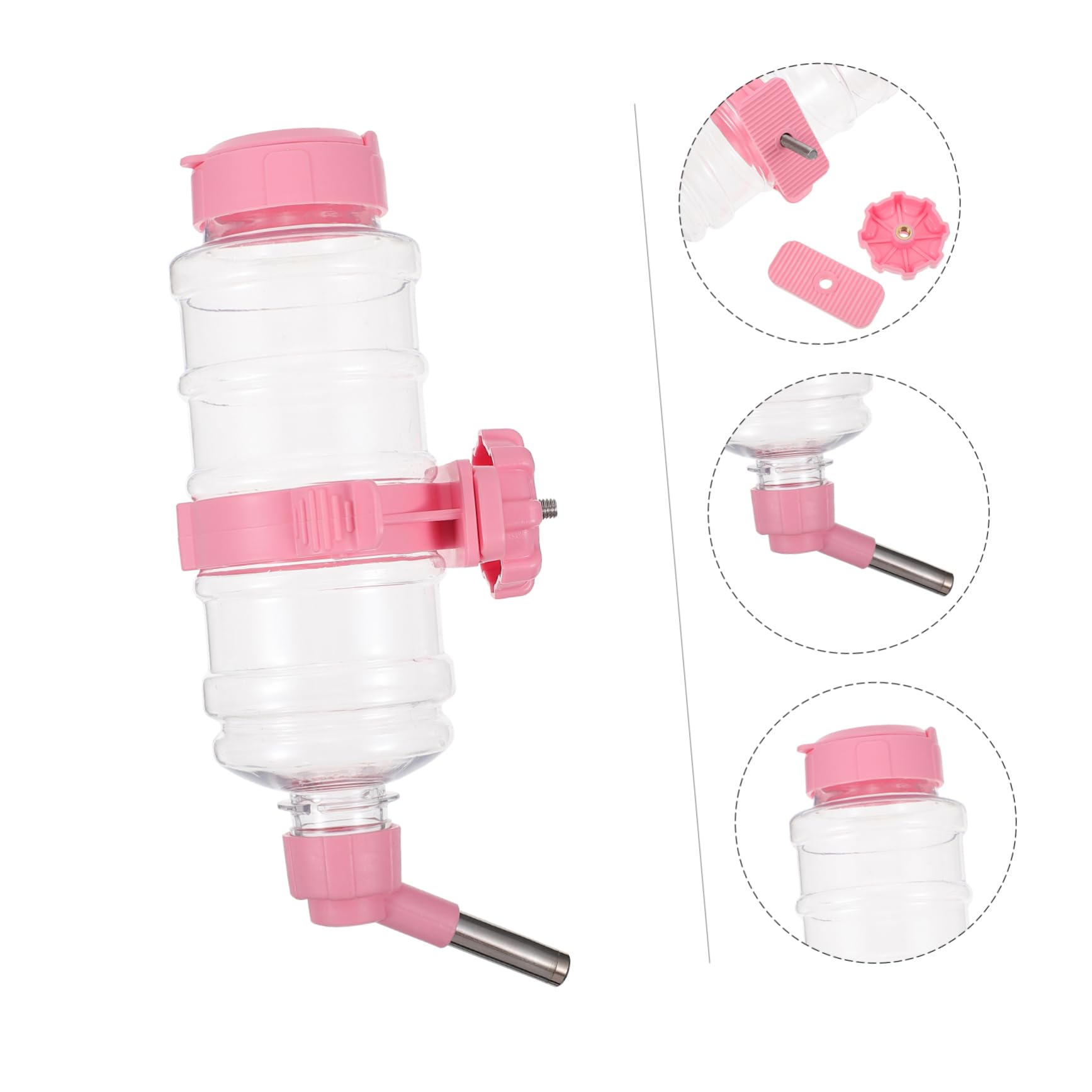 FRCOLOR 3 Unidades Bebedor de Conejo Conejo Soporte de Agua para Mascotas Botella de Agua comedero para Perros comedero automático para Mascotas Bebedero automático para Mascotas cobayas Guinea