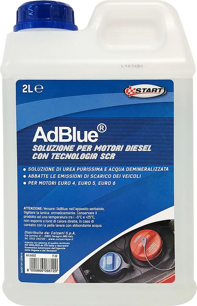 Start Liquido Adblue 2LT – Additivo Diesel Per Veicoli Euro 6, Riduce Emissioni Nox, Conforme Standard Scr, Alta Purezza E Compatibilità, Ideale Per Auto, Camion E Veicoli Commerciali - 4
