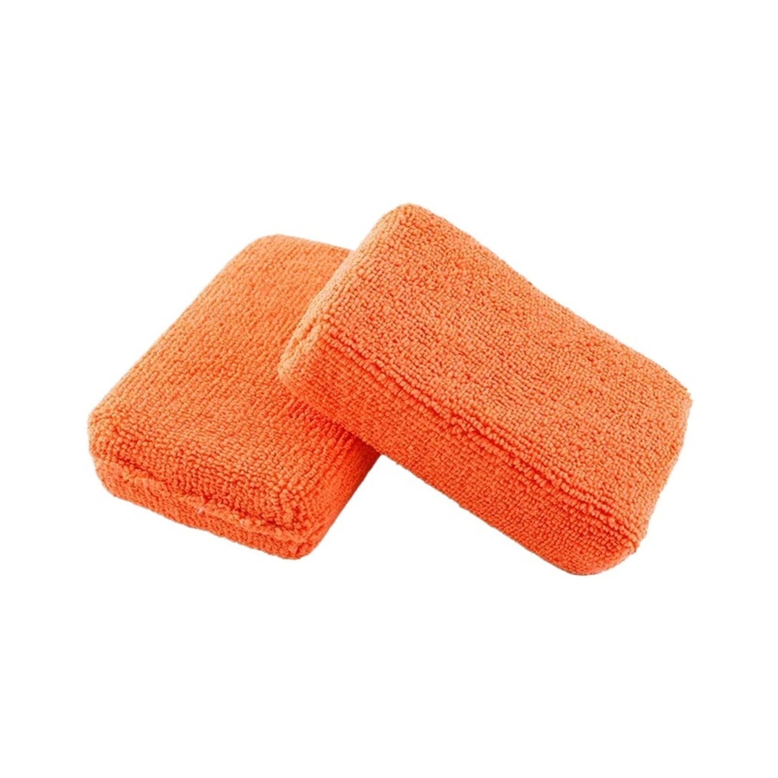 SPTA Microfiber Applicator-2Pack,Car Wash Sponge,Premium Microfiber Sponge And Cleaning Pads, For Effortless Wax,Sealant